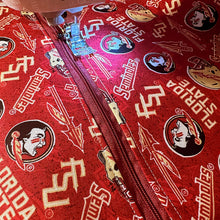 Load image into Gallery viewer, Florida State University Zipper Bag