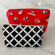 Load image into Gallery viewer, University of Georgia UGA Zipper Bag