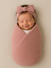 Load image into Gallery viewer, Beba Wrap Set - Sweet Pea Pink