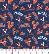 Load image into Gallery viewer, University of Virginia Zipper Bag