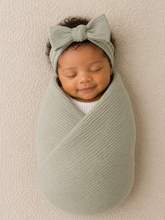 Load image into Gallery viewer, Beba Wrap Set - Sea Salt Sage
