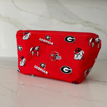Load image into Gallery viewer, University of Georgia UGA Zipper Bag