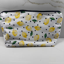 Load image into Gallery viewer, Lemon Dots Zipper Bags