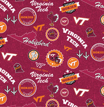 Load image into Gallery viewer, Virginia Tech Hokies Zipper Bag