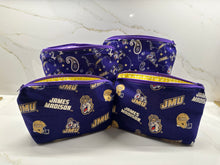 Load image into Gallery viewer, JMU Bandana Zipper Bag