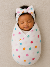 Load image into Gallery viewer, Beba Wrap Set - Mod Flowers