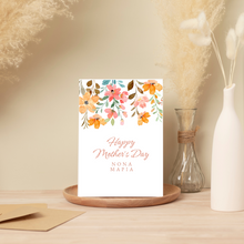 Load image into Gallery viewer, Happy Mother's Day Custom Card