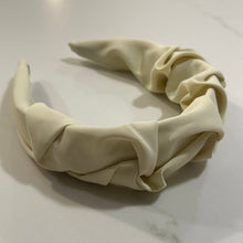 Load image into Gallery viewer, Ivory Scrunch Headband
