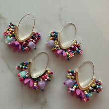 Load image into Gallery viewer, Tropical Beaded Earrings
