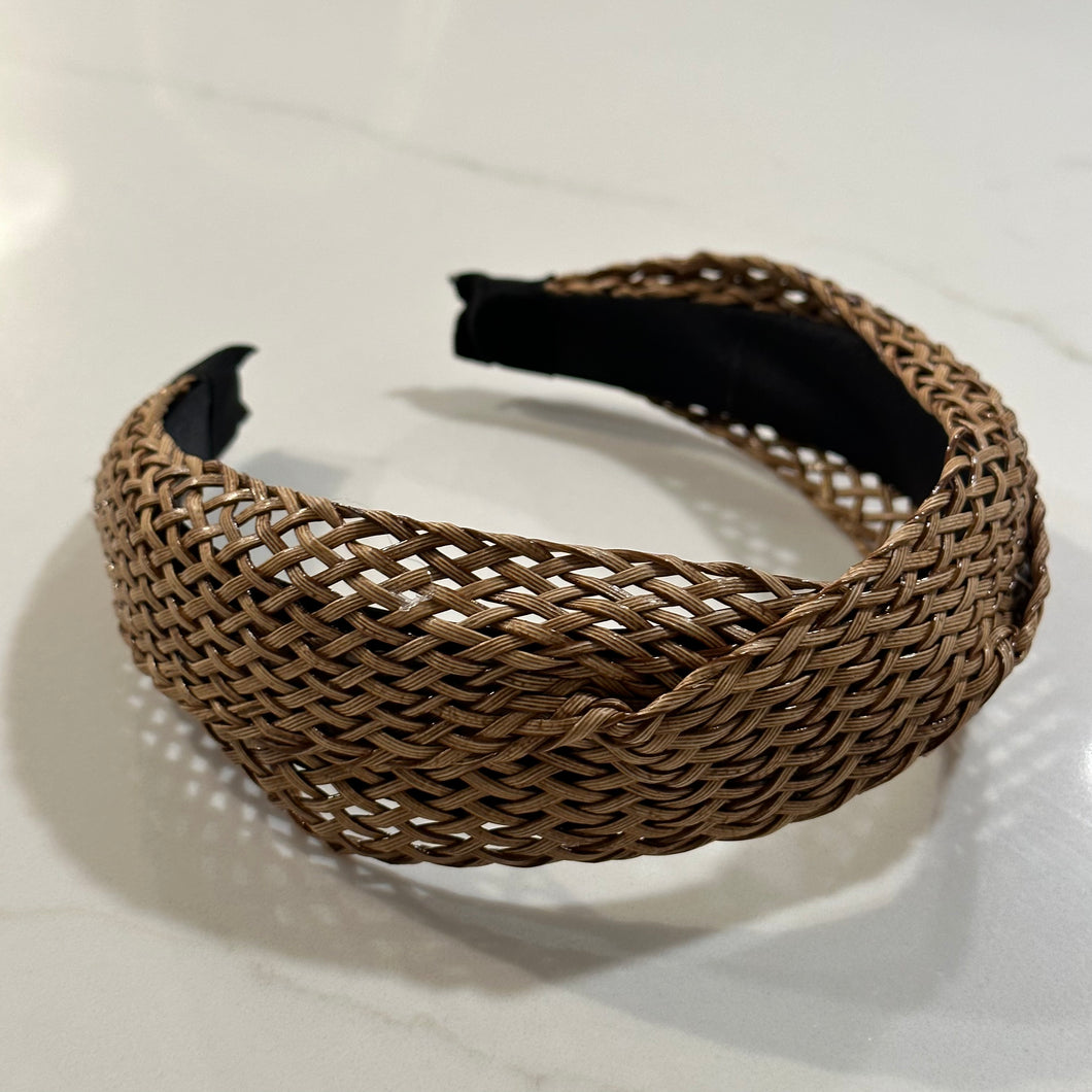 Brown Rattan Headband