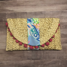 Load image into Gallery viewer, Lilly Pulitzer Straw Clutch Bag - Custom Free Personalization
