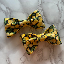 Load image into Gallery viewer, Lemons Bow Tie or Hair Bow