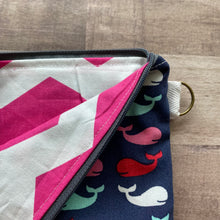 Load image into Gallery viewer, Whale Whale Whale Small Zipper Bag