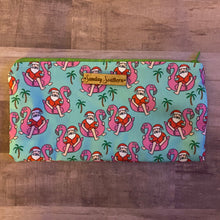 Load image into Gallery viewer, Santa on Vacation Small Zipper Bag