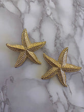Load image into Gallery viewer, Golden Starfish Earrings
