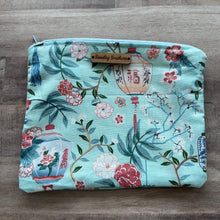 Load image into Gallery viewer, Chinoiserie Lanterns Zipper Bag