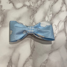 Load image into Gallery viewer, Blue Clouds Bow Tie or Hair Bow