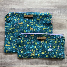 Load image into Gallery viewer, Wild and Free Animals Zipper Bag