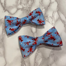 Load image into Gallery viewer, Lobsters Bow Tie or Hair Bow
