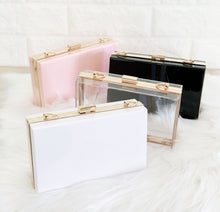 Load image into Gallery viewer, Clutch Box Purse with Chain - Free Personalization