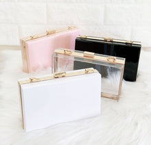 Load image into Gallery viewer, Clutch Box Purse with Chain - Free Personalization
