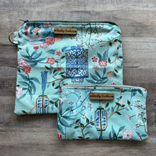 Load image into Gallery viewer, Chinoiserie Lanterns Small Zipper Bag
