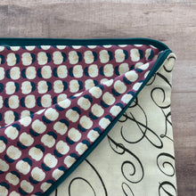 Load image into Gallery viewer, Calligraphy XL Zipper Bag