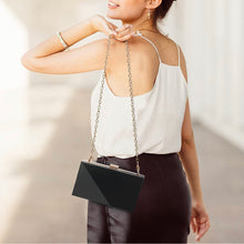 Load image into Gallery viewer, Clutch Box Purse with Chain - Free Personalization
