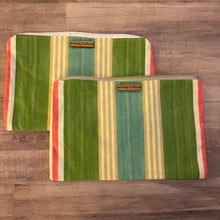 Load image into Gallery viewer, Spring Stripe Large Zipper Bag