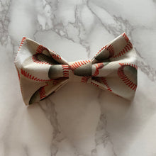 Load image into Gallery viewer, Baseball Bow Tie or Hair Bow