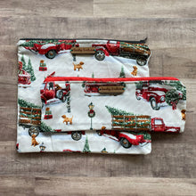 Load image into Gallery viewer, Hallmark Red Truck Small Zipper Bag