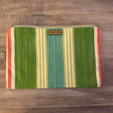 Load image into Gallery viewer, Spring Stripe Large Zipper Bag