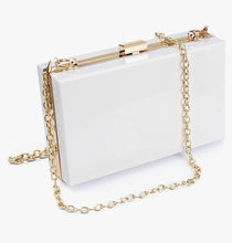 Load image into Gallery viewer, Clutch Box Purse with Chain - Free Personalization