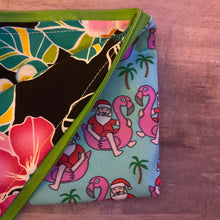 Load image into Gallery viewer, Santa on Vacation Small Zipper Bag