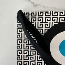 Load image into Gallery viewer, Greek Key Mati Eye Clutch
