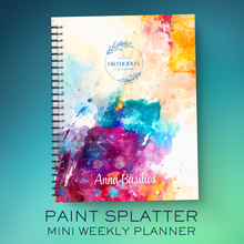 Load image into Gallery viewer, 2027 MINI Weekly Planner - Paint Splatter
