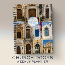 Load image into Gallery viewer, 2027 Weekly Planner - Church Doors
