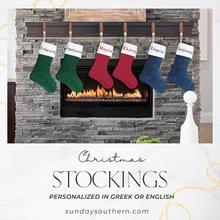 Load image into Gallery viewer, Christmas Stockings - Multiple Colors Available
