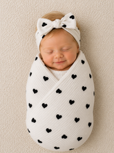 Load image into Gallery viewer, Beba Wrap Set - Darling Hearts
