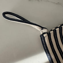 Load image into Gallery viewer, Navy Stripe Clutch
