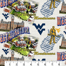 Load image into Gallery viewer, University of West Virginia Zipper Bag
