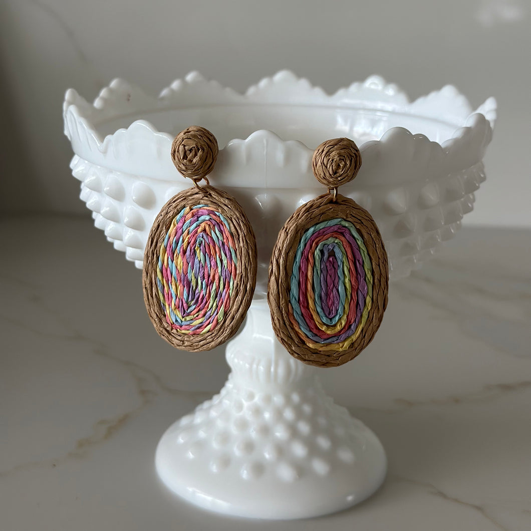 Sydney Woven Pastel Earrings