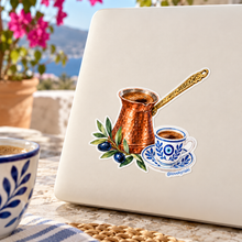 Load image into Gallery viewer, Greek Coffee Briki Sticker
