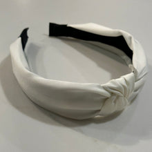 Load image into Gallery viewer, White Satin Headband
