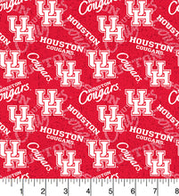 Load image into Gallery viewer, University of Houston Cougars Zipper Bag
