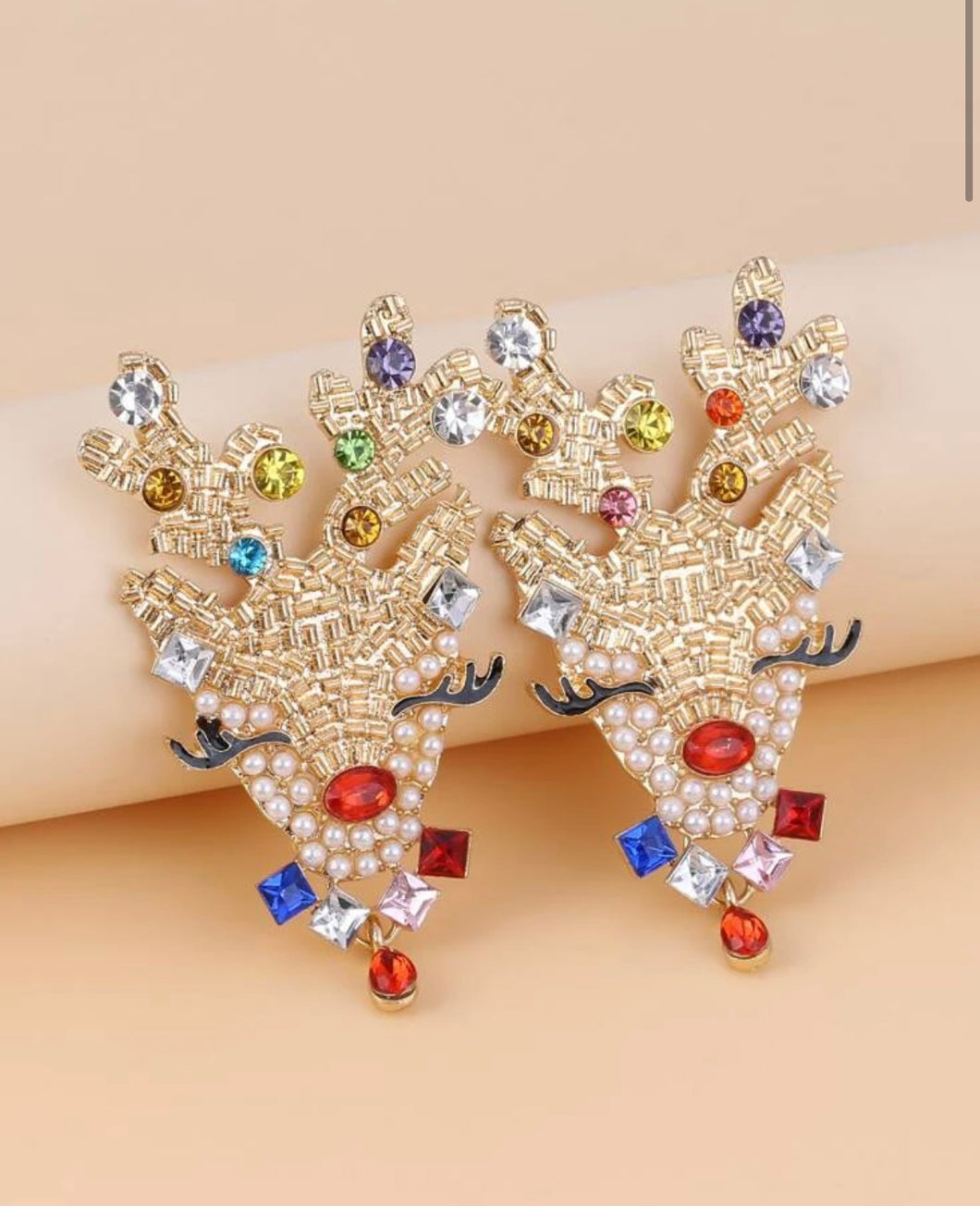 Rudolph Jeweled Earrings