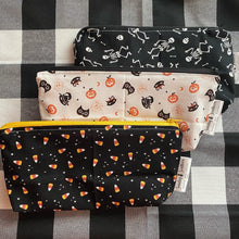 Load image into Gallery viewer, Candy Corn Small Zipper Bag
