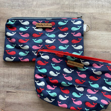 Load image into Gallery viewer, Whale Whale Whale Small Zipper Bag
