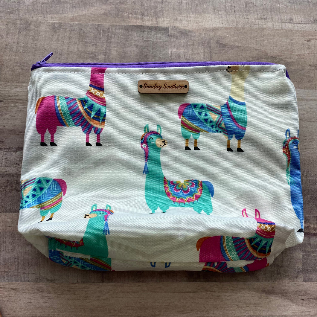 Poppin’ Llamas Zipper Bag