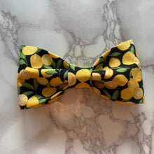 Load image into Gallery viewer, Lemons Bow Tie or Hair Bow
